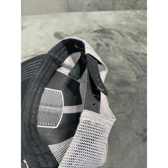 John Deere Hat Cap Snap Back Black Trucker Farm Two Tone Baseball Dad Casual - Picture 8 of 8